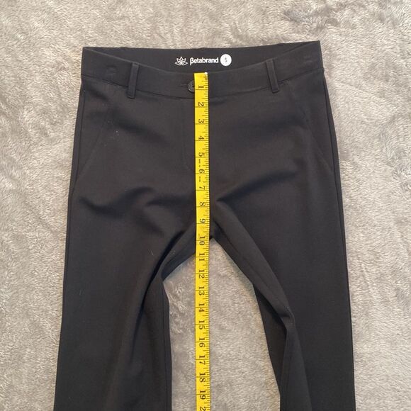 Betabrand Dress Yoga Pants Bootcut Black Pull On Elastic Waist Pants - Picture 9 of 10